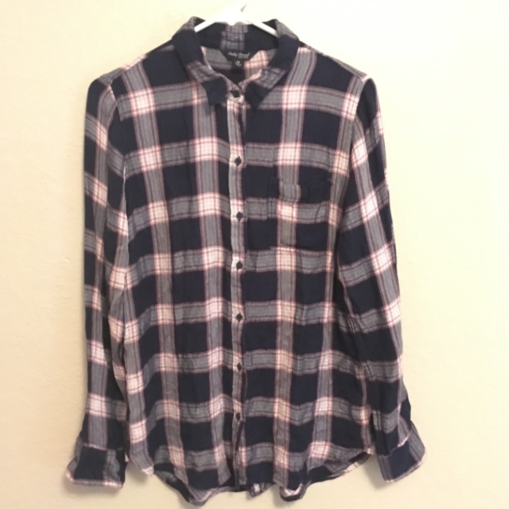 Long sleeve lucky brand Flannel
